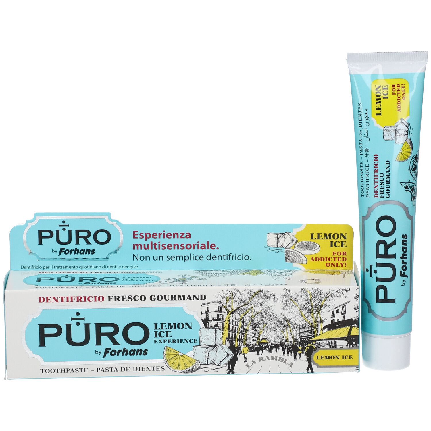Puro Tandpasta FORHANS Lemin Ice Experience 75 ml.