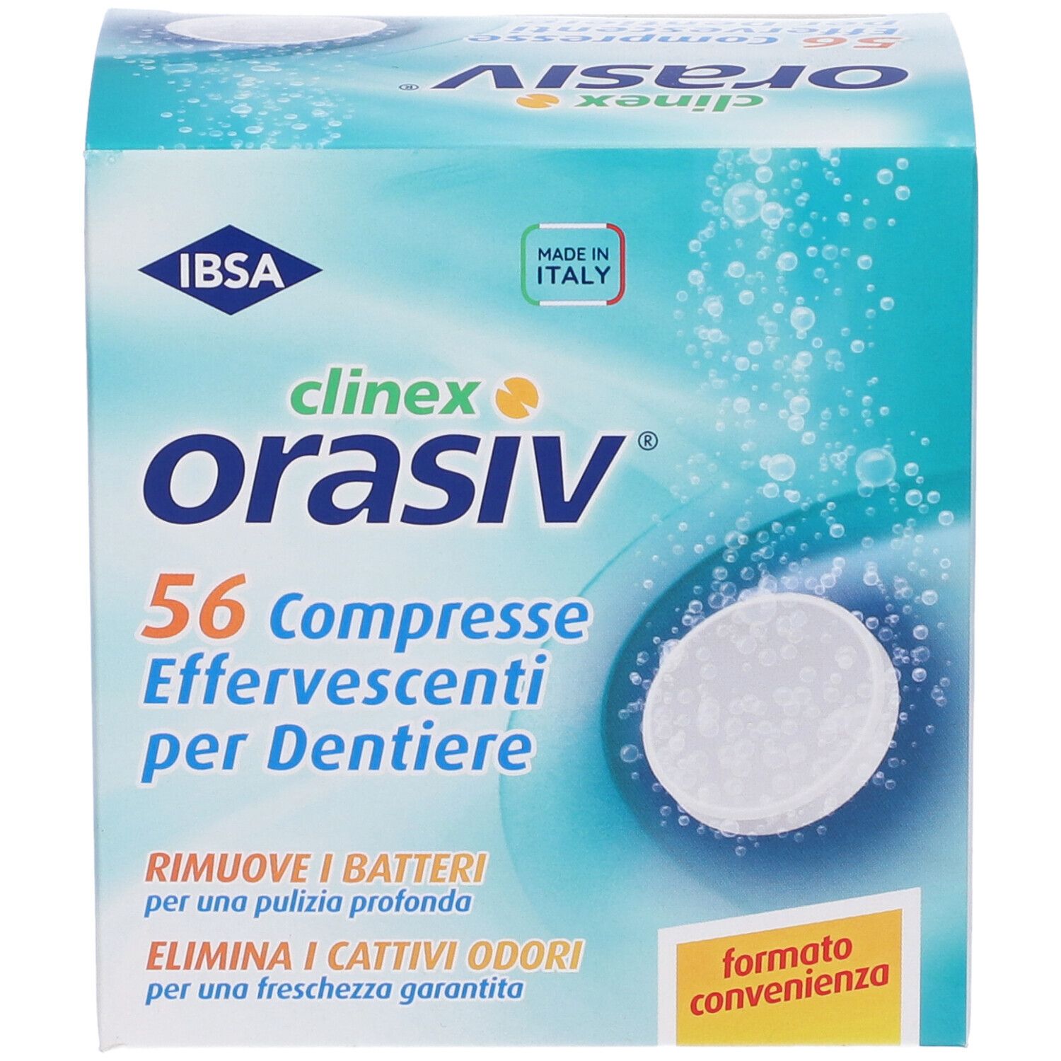 Reinigungstabletten Für Prothese ORASIV Clinex 56 Stk.