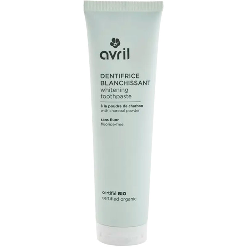 Ökologische Whitening Zahnpasta AVRIL Charcoal 75 ml.