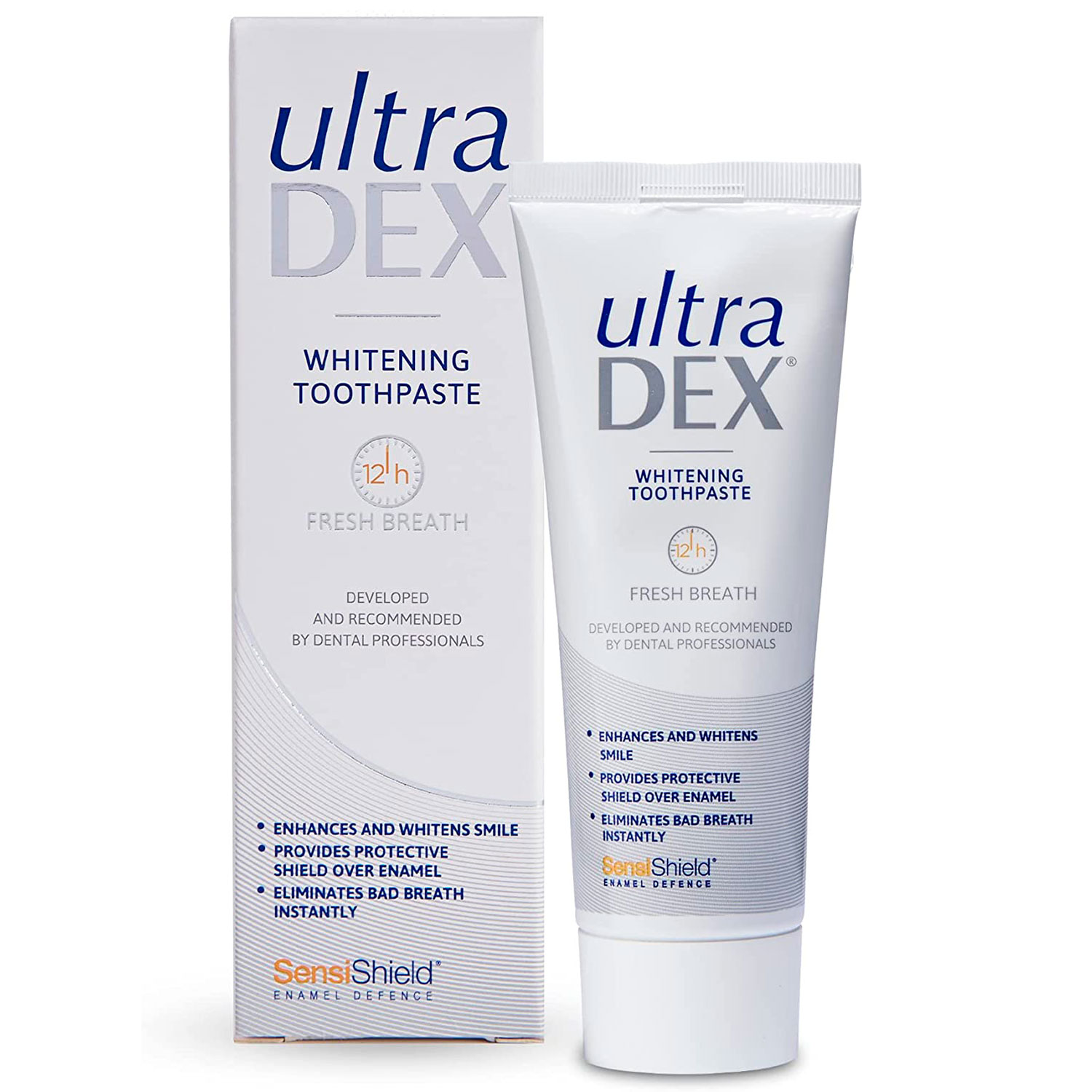 UltraDex Zahnpasta Recalcifying und Whitening 75 ml