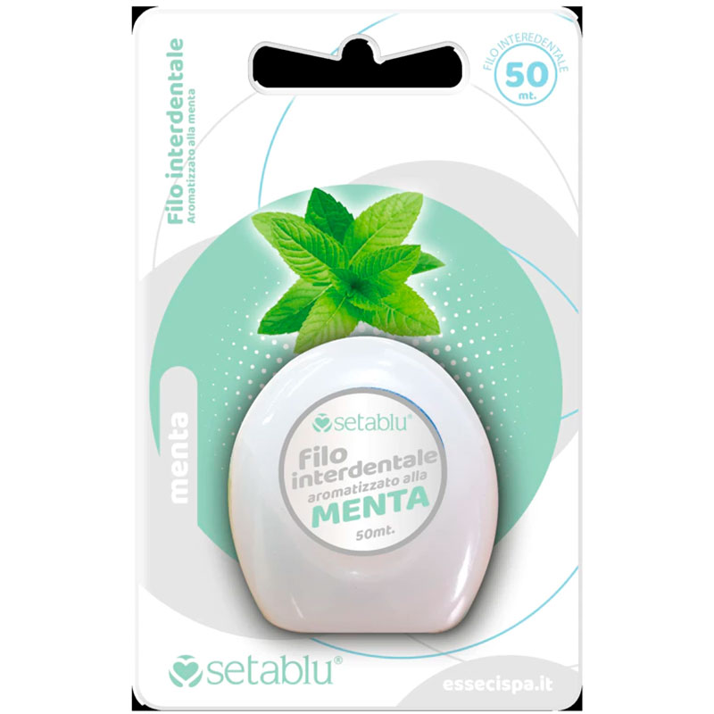 SETABLU Zahnseide Mint 50 mtr. PFAS-frei