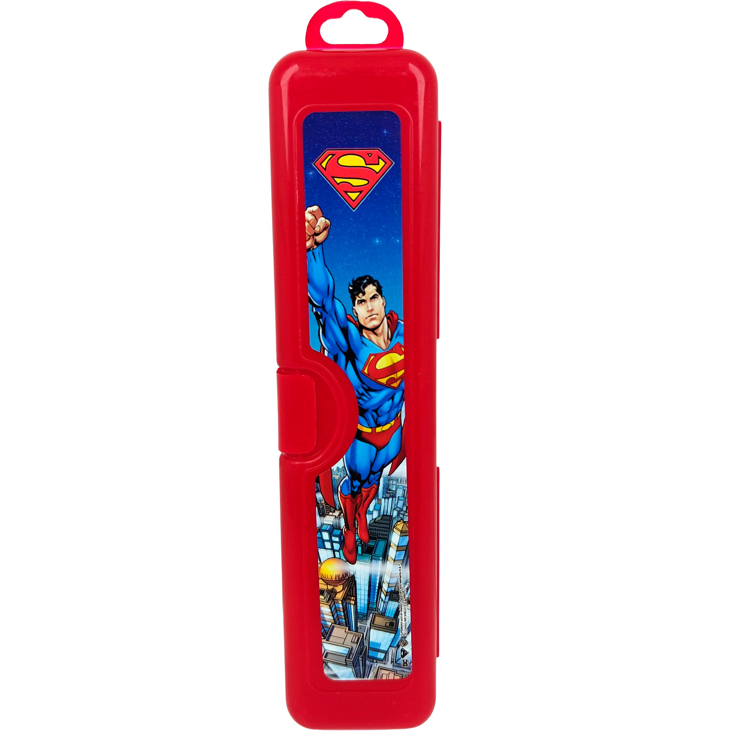 Superman Zahnbürstenetui rot