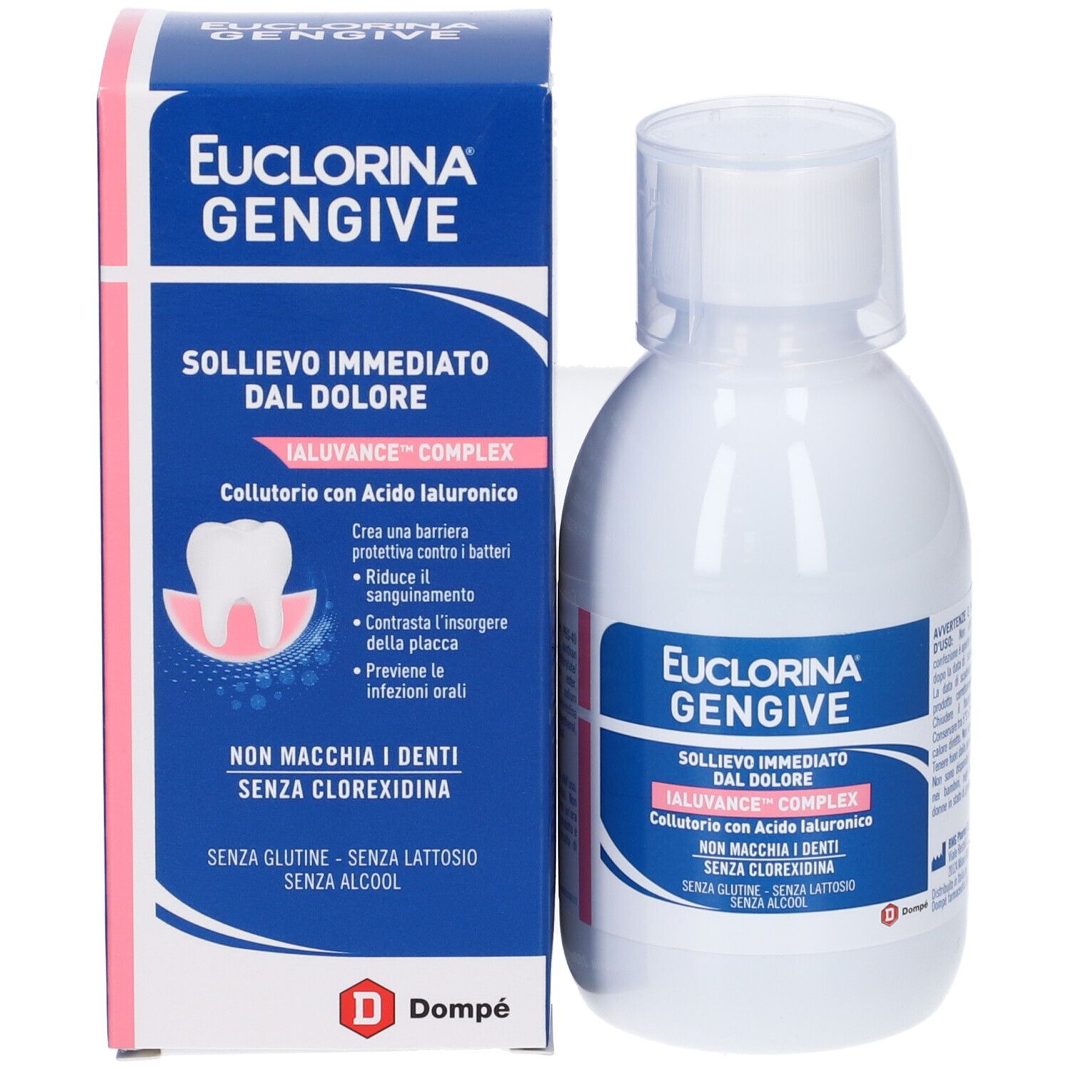 Mundskyl til følsomt tandkød EUCLORINA Gengive 200 ml. - Euclorina Mundskyl