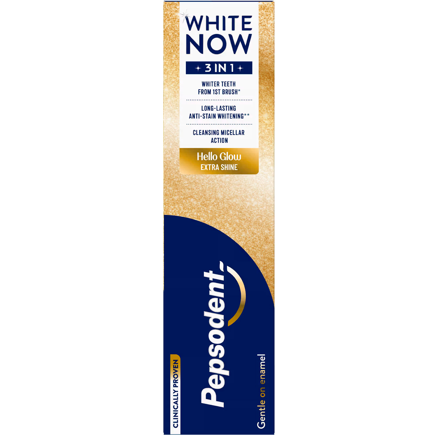 PEPSODENT White Now 3-in-1 Hello Glow Extra Shine 75 ml