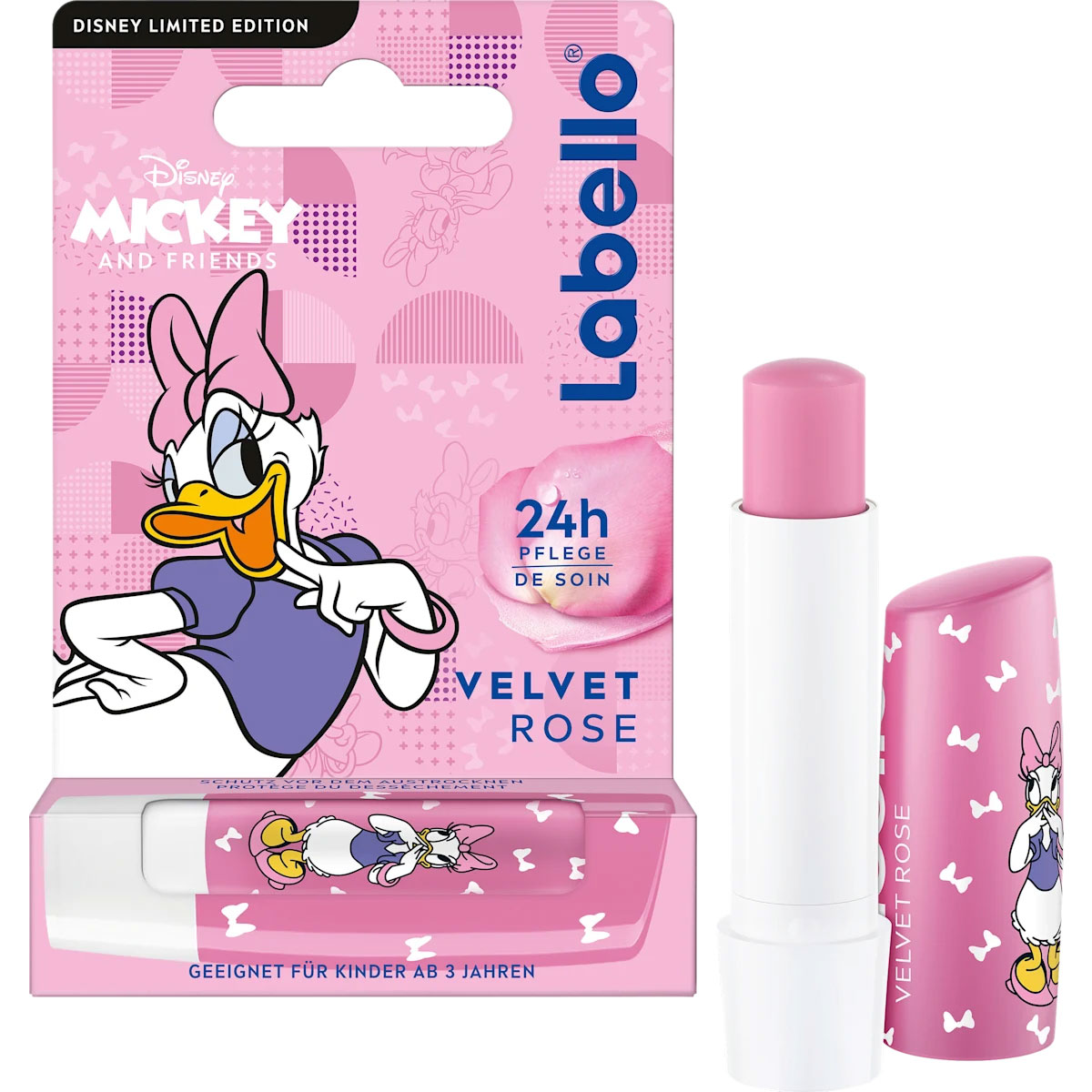 LABELLO Lippenbalsam Velvet Rose - Daisy Duck Edition 4,8g