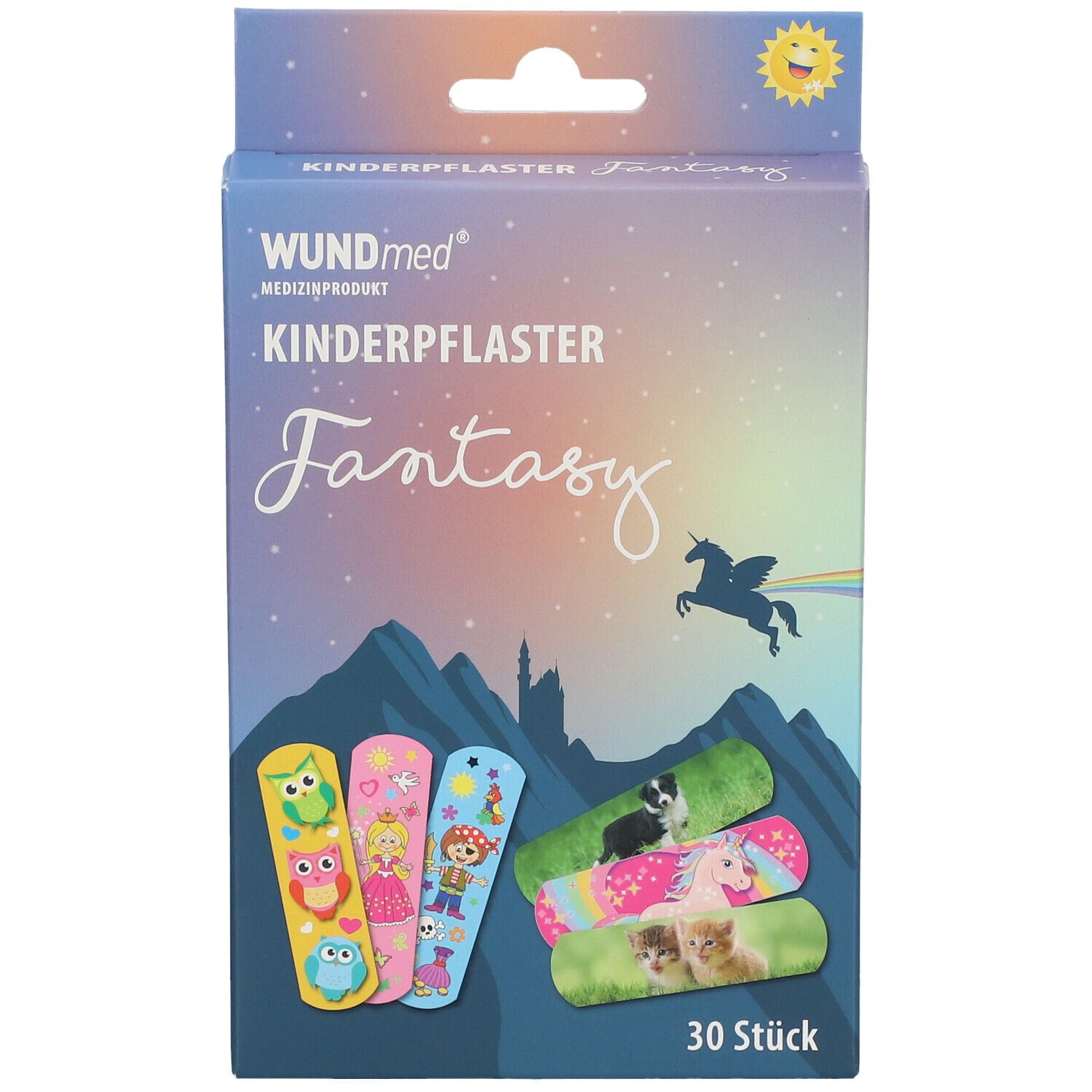Børne Plaster WundMed Fantasy Mix 30 stk.