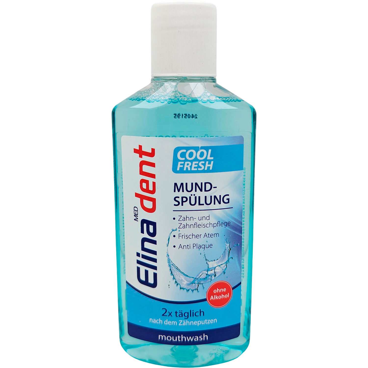 ELINA Cool Fresh Anti-Plaque Munddusche ohne Alkohol - 250 ml.