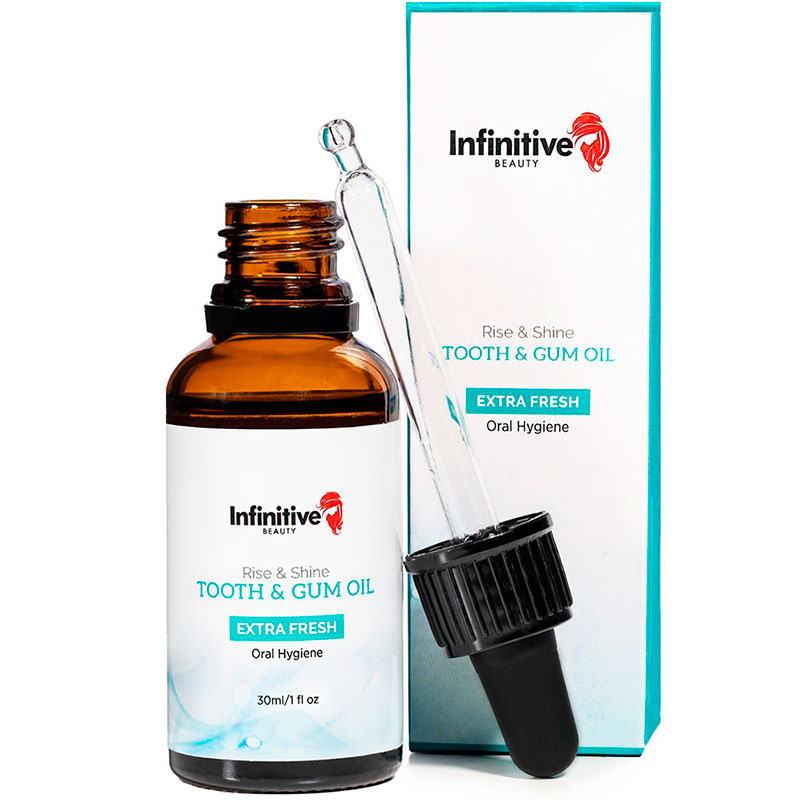 Zahnpastaöl INFINITIVE BEAUTY Rise & Shine Tooth & Gum Oil Extra Fresh 30 ml.
