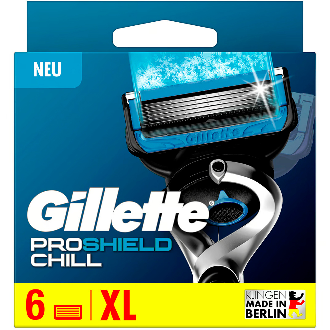 Gillette Barberblade ProShield Chill 6-pk. - Gillette ProShield