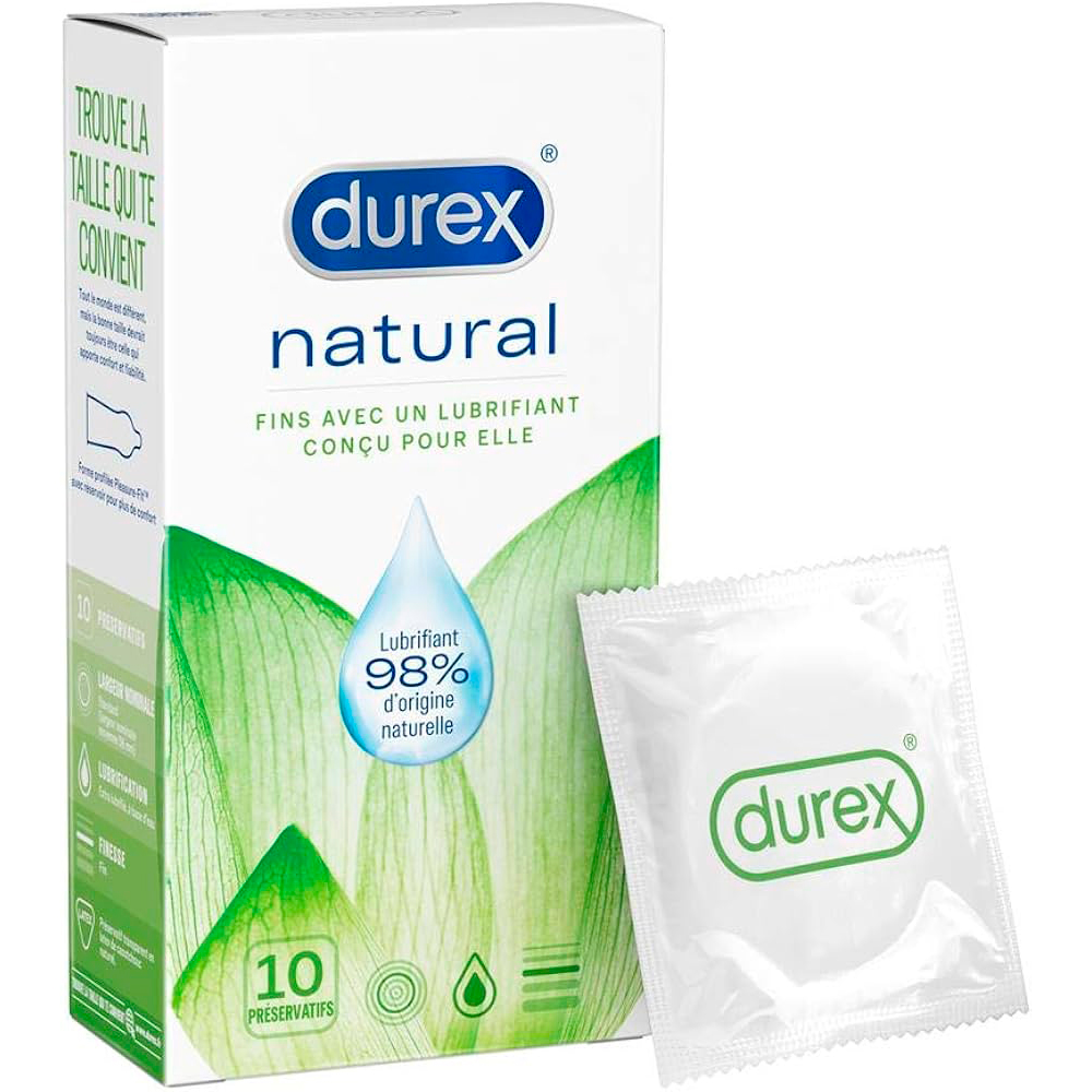 Durex Kondomer Naturals 10 stk. DATOVARE