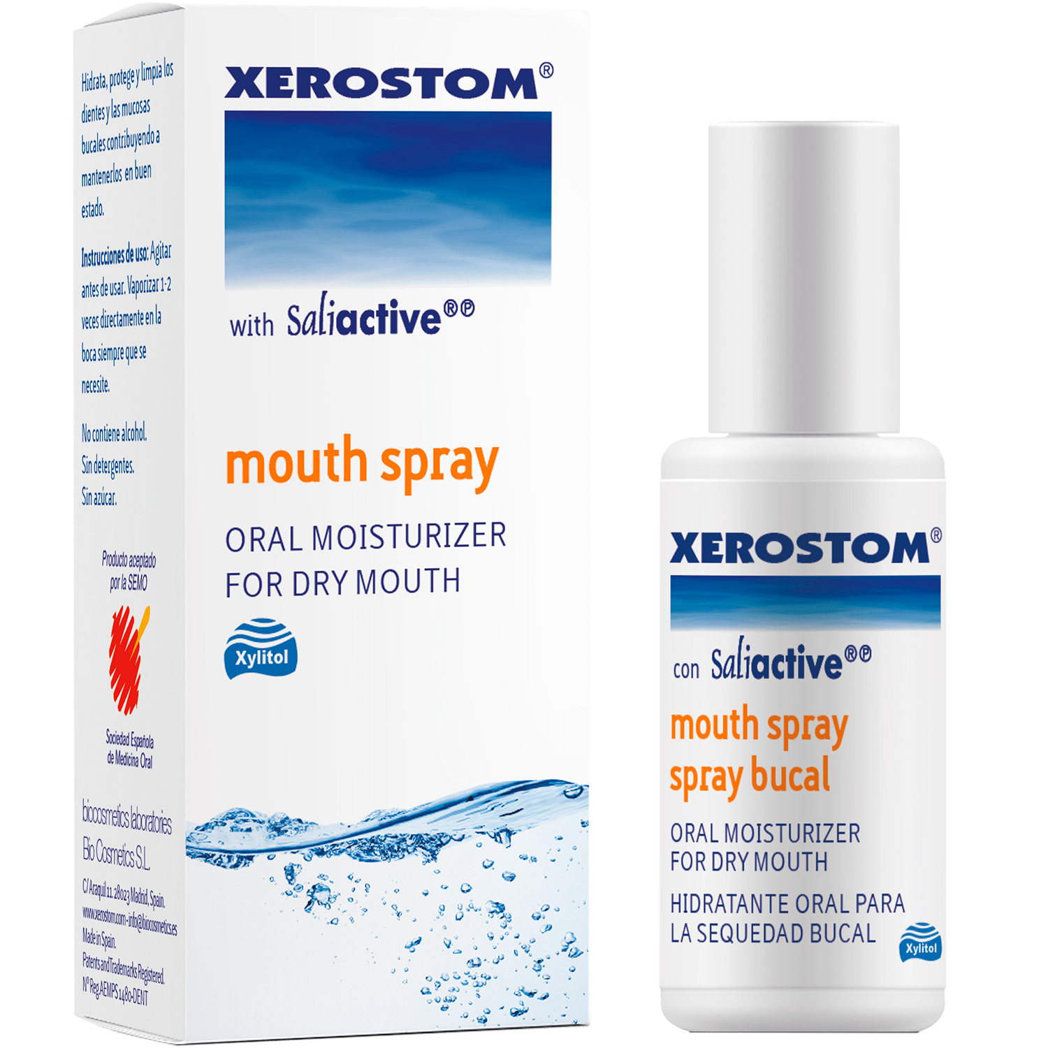 Mundspray mod Mundtørhed Xerostom 15 ml.