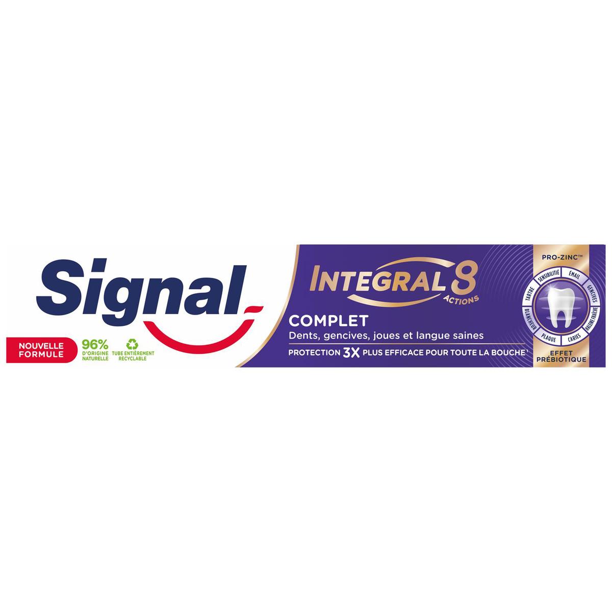 SIGNAL Integral 8 Complete Prebiotic Effect Zahnpasta 75 ml. präbiotische Mundpflege im Gleichgewicht