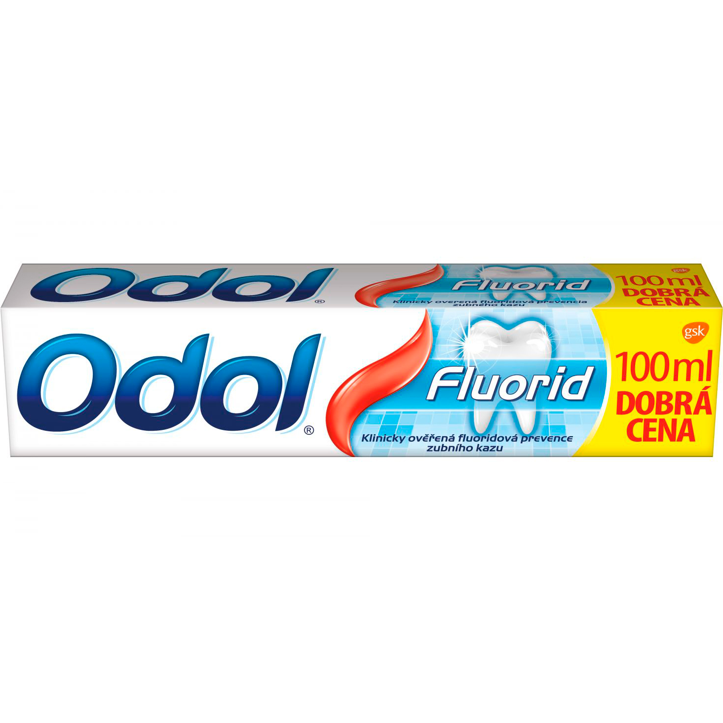 ODOL Fluorid Zahnpasta 100 ml effektiver Fluoridschutz für den täglichen Gebrauch