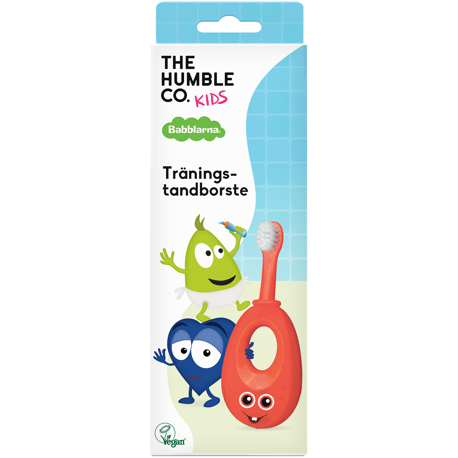 THE HUMBLE Co. Baby Training Zahnbürste Babblarna ROT