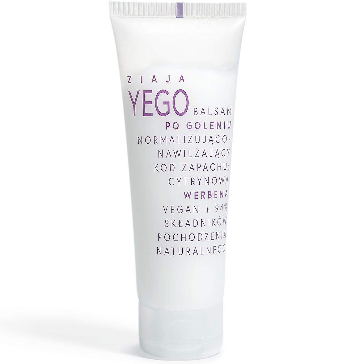 Aftershave Balsam ZIAJA Yego Normalisierende Feuchtigkeitsspendende Lemon Verbena 80 ml