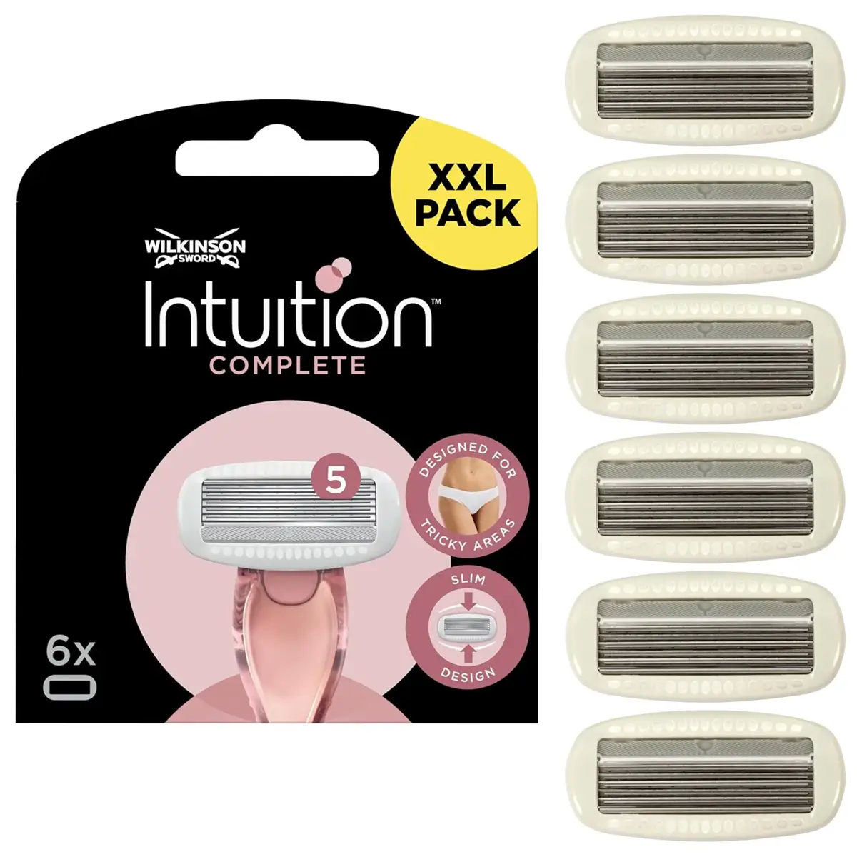 Wilkinson Sword Intuition Complete Barberblade XXL Pack (6 stk.)