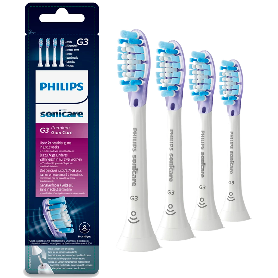 PHILIPS Sonicare G3 Premium Gum Care Bürstenköpfe 4 Stk.