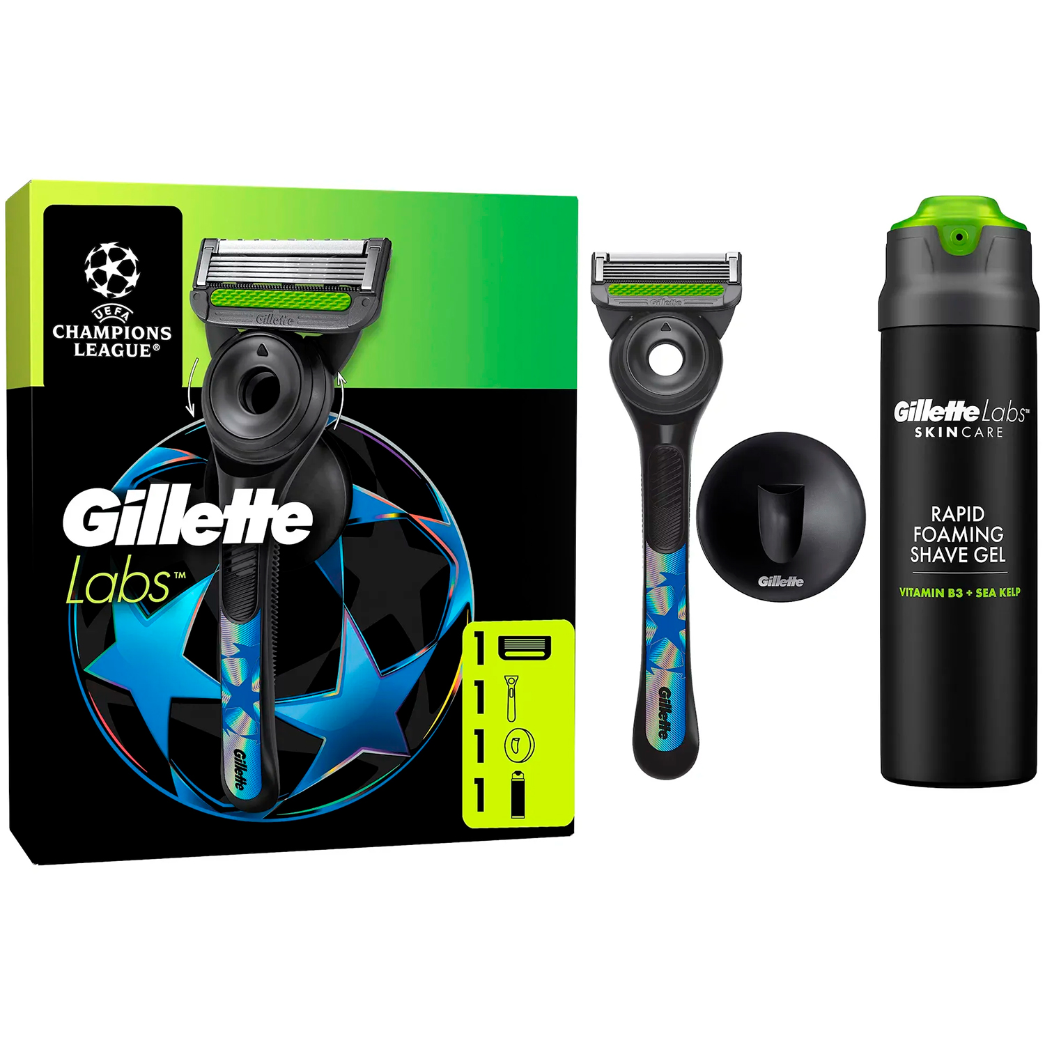 GILLETTE LABS Gillette Labs Razor Kit UEFA Champions League Edition