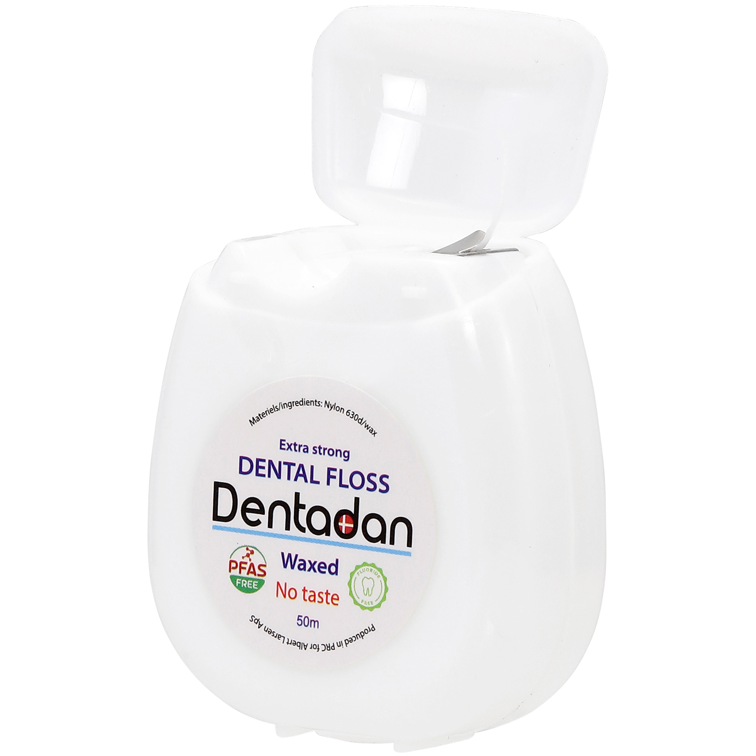 Tandtråd uden Smag DENTADAN Extra Strong No Taste Waxed 50 mtr.