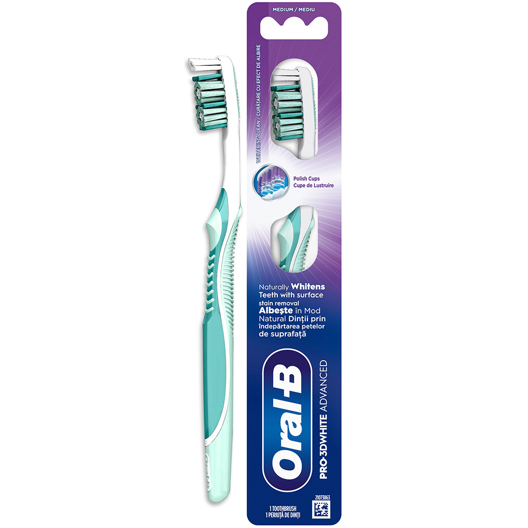ORAL-B Zahnbürste Pro 3D White Advanced Medium