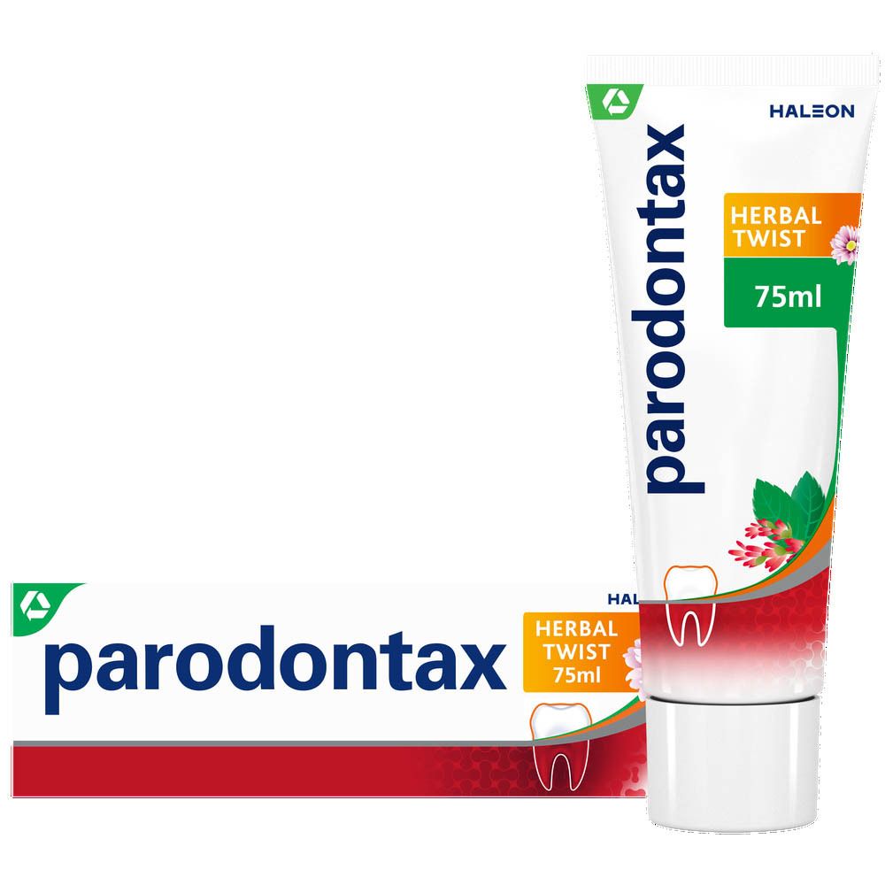 PARODONTAX Zahnpasta Herbal Twist 75 ml.