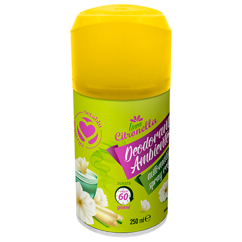 Citronella Deodorant SETABLU Ambiente 250 ml frisk rumduft i praktisk spray - Myggespray & Insektmidler