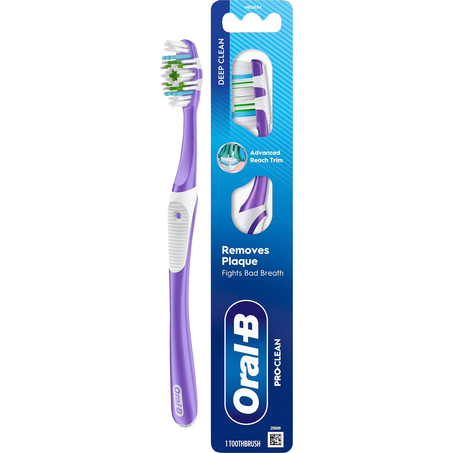ORAL-B Zahnbürste Pro-Clean Deep Clean Medium
