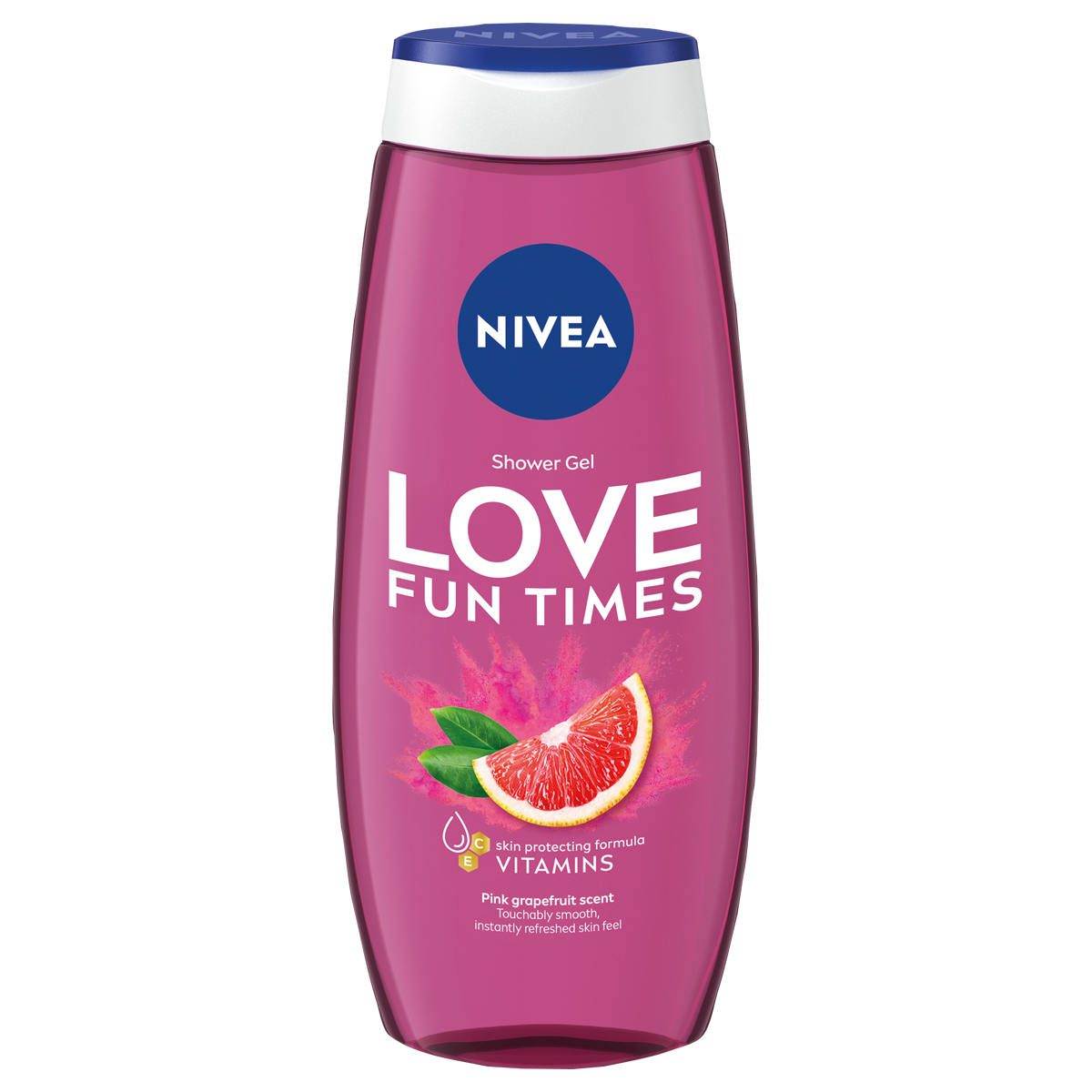 NIVEA Love Fun Times Shower Gel Pink Grapefruit 250 ml