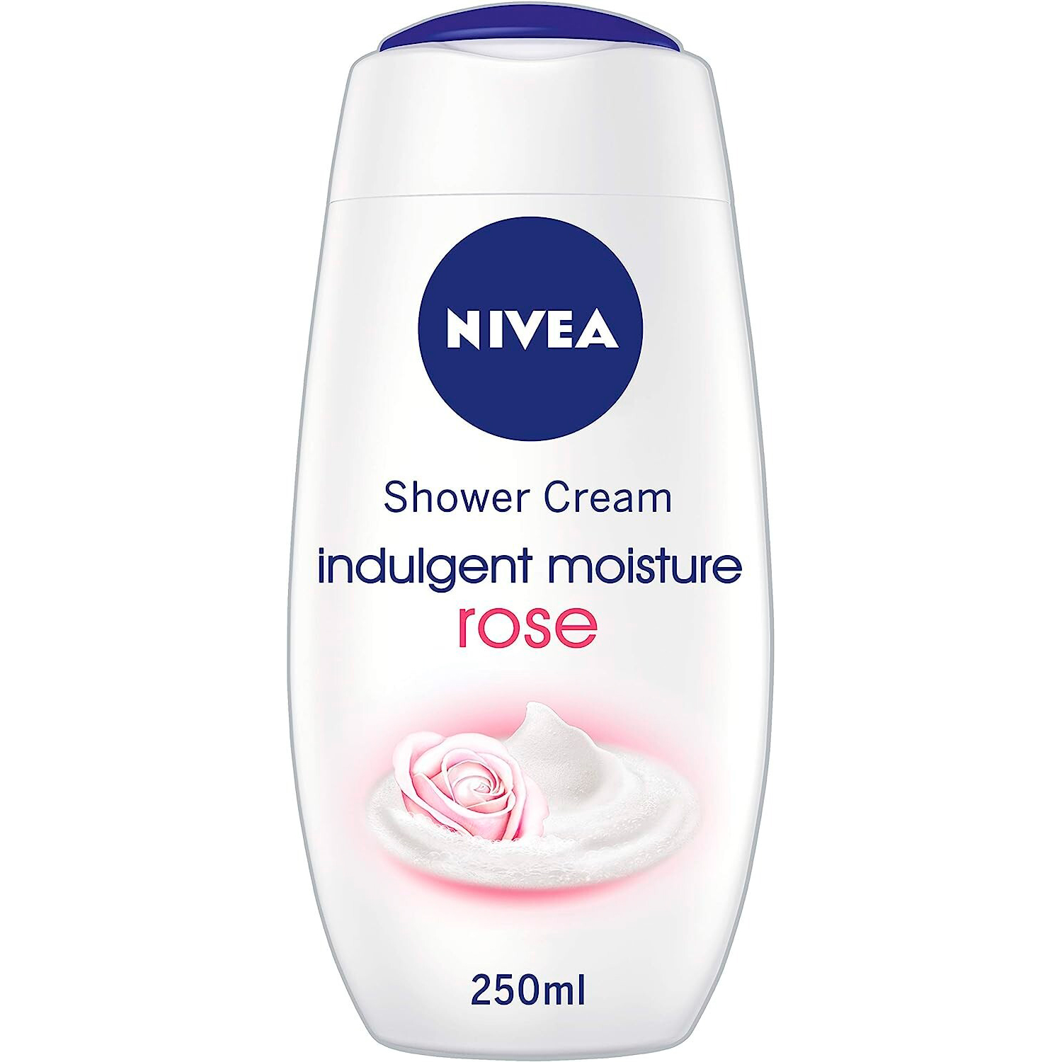 NIVEA Caring Shower Cream Indulgent Moisture Rose 250 ml - Shower Gel fra Nivea