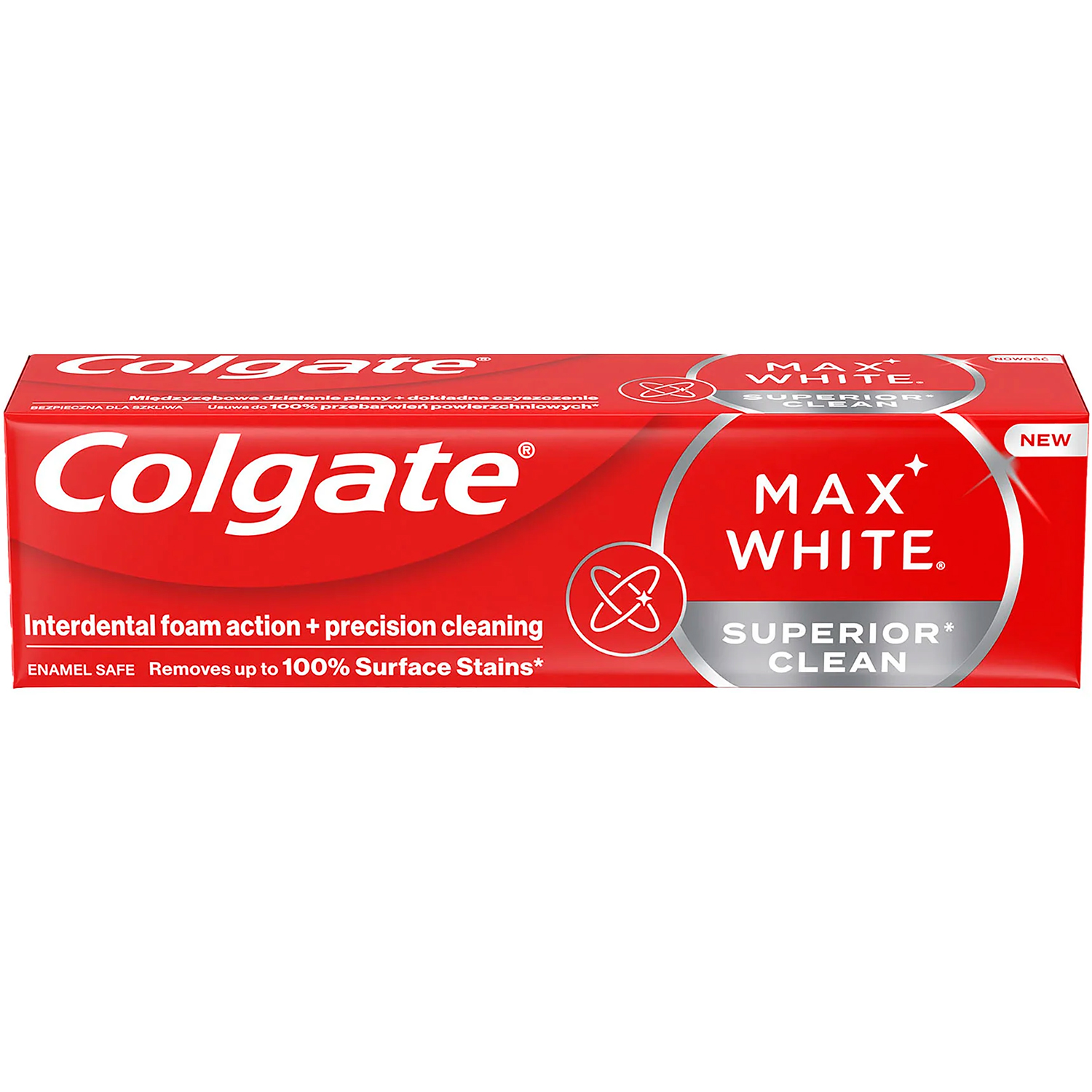 COLGATE Whitening Tandpasta Max White Superior Clean 75 ml.