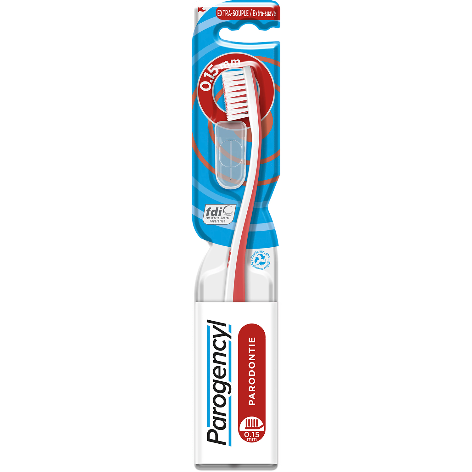 Parodontologi Tandbørste PAROGENCYL Periodontic Extra Soft 0.15 mm