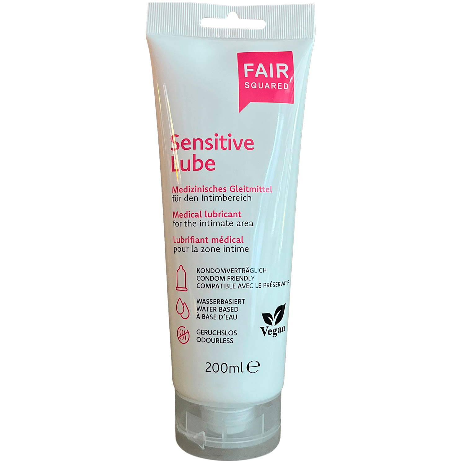 FAIR SQUARED Sensitive Lube Wasserbasiertes Gleitgel (200 ml)