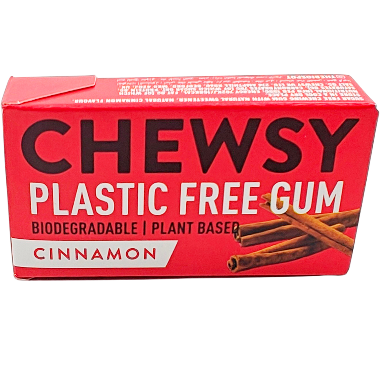 Xylitol Kaugummi CHEWSY Plastic Free Gum Cinnamon (10 Stk. / 15 g)