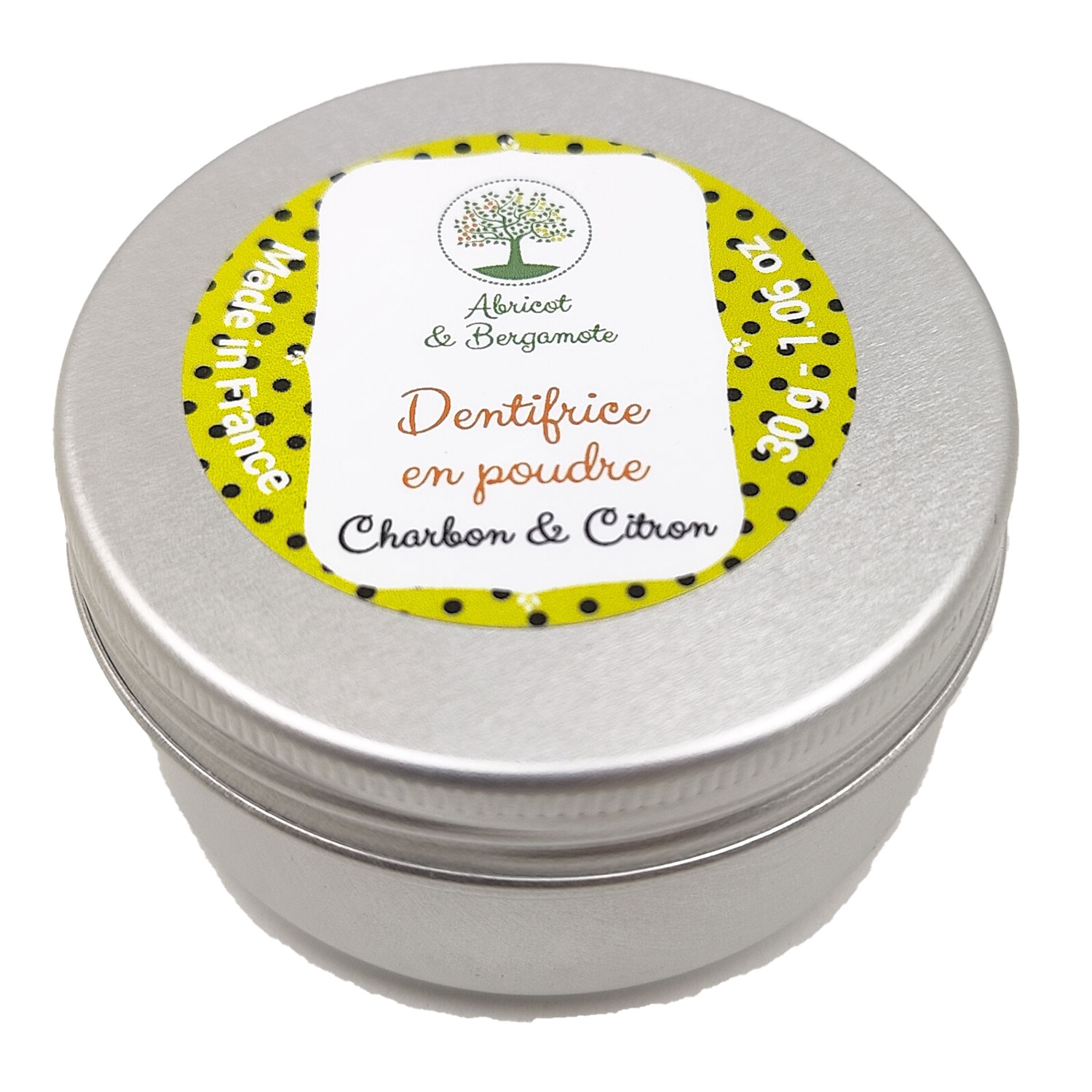 Bio-Zahnpastapulver Eco-conseils Carbon & Lemon