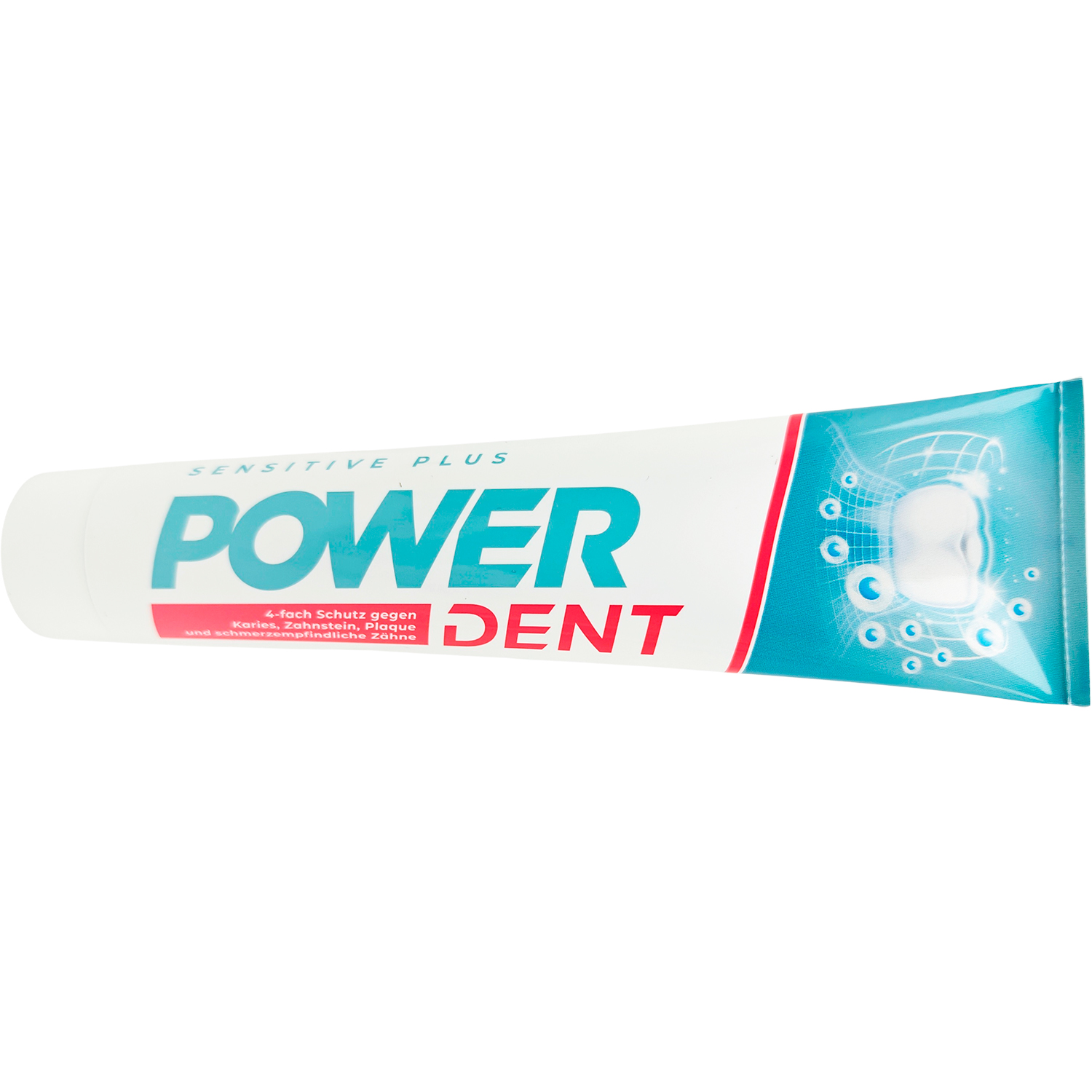 POWERDENT Sensitive Plus Zahnpasta 125 ml 4-facher Schutz für empfindliche Zähne