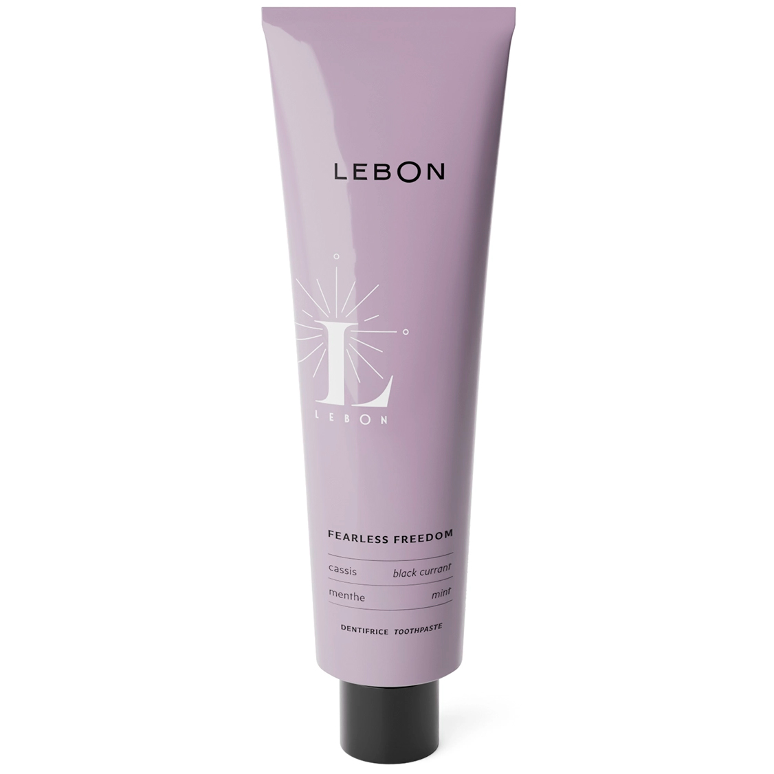 Zahnpasta mit Hydroxyapatit & Xylitol LEBON Fearless Freedom (Cassis & Mint) 75 ml