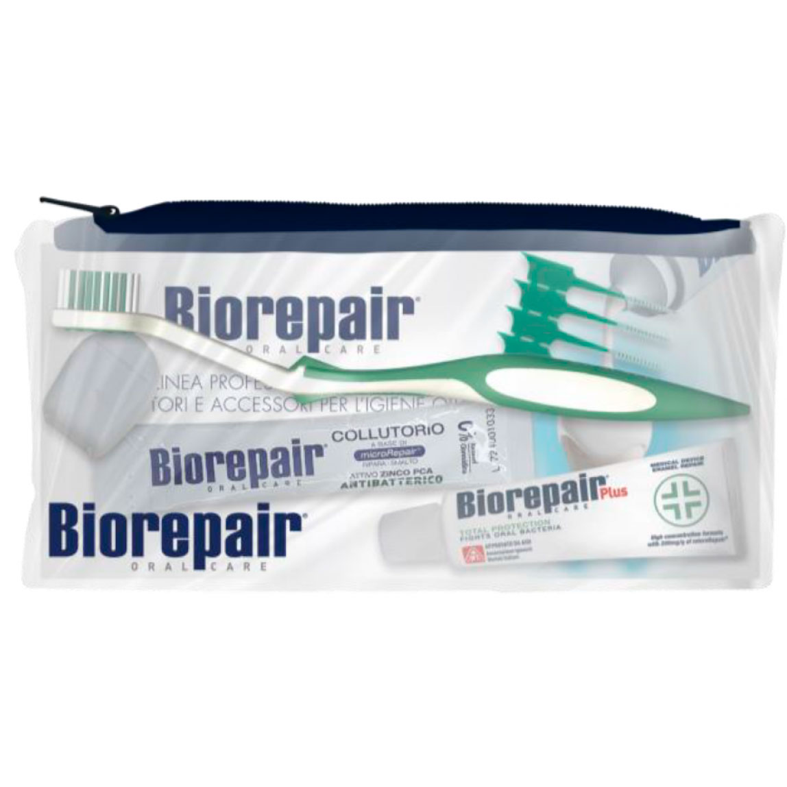 BIOREPAIR Total Protection Oral Care Reiseset Komplette Zahnpflege für unterwegs