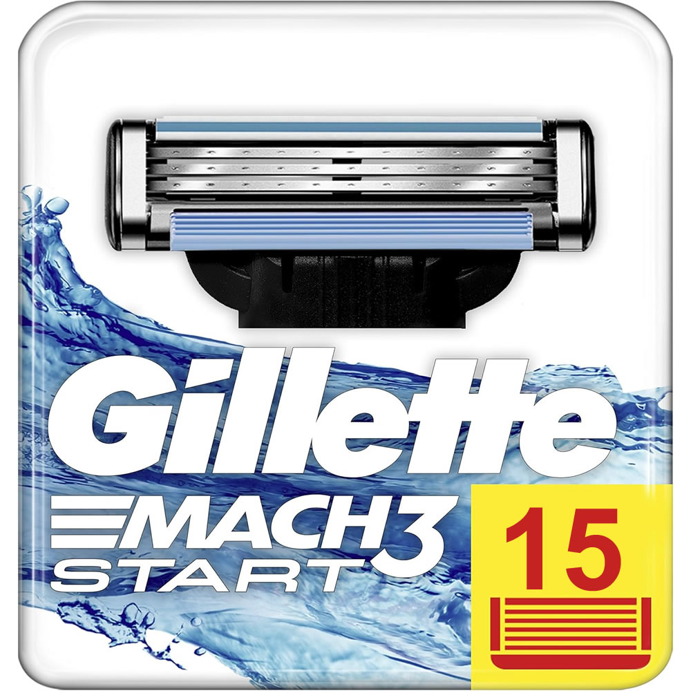 GILLETTE Mach3 Start Rasierklingen – 15 Stk.
