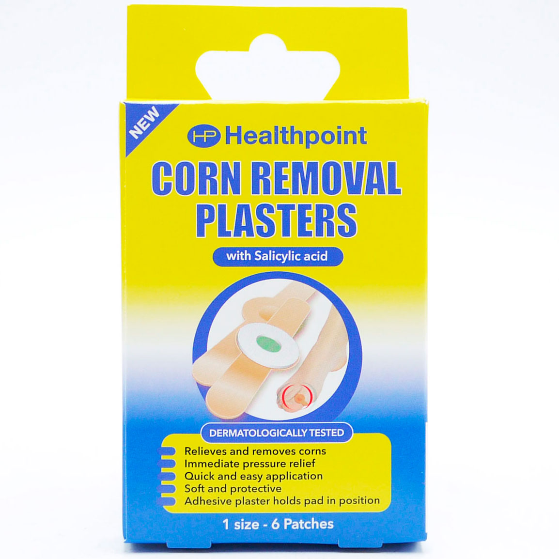 Ligtorn Plastre HEALTHPOINT Corn Removal Plasters 6 stk.