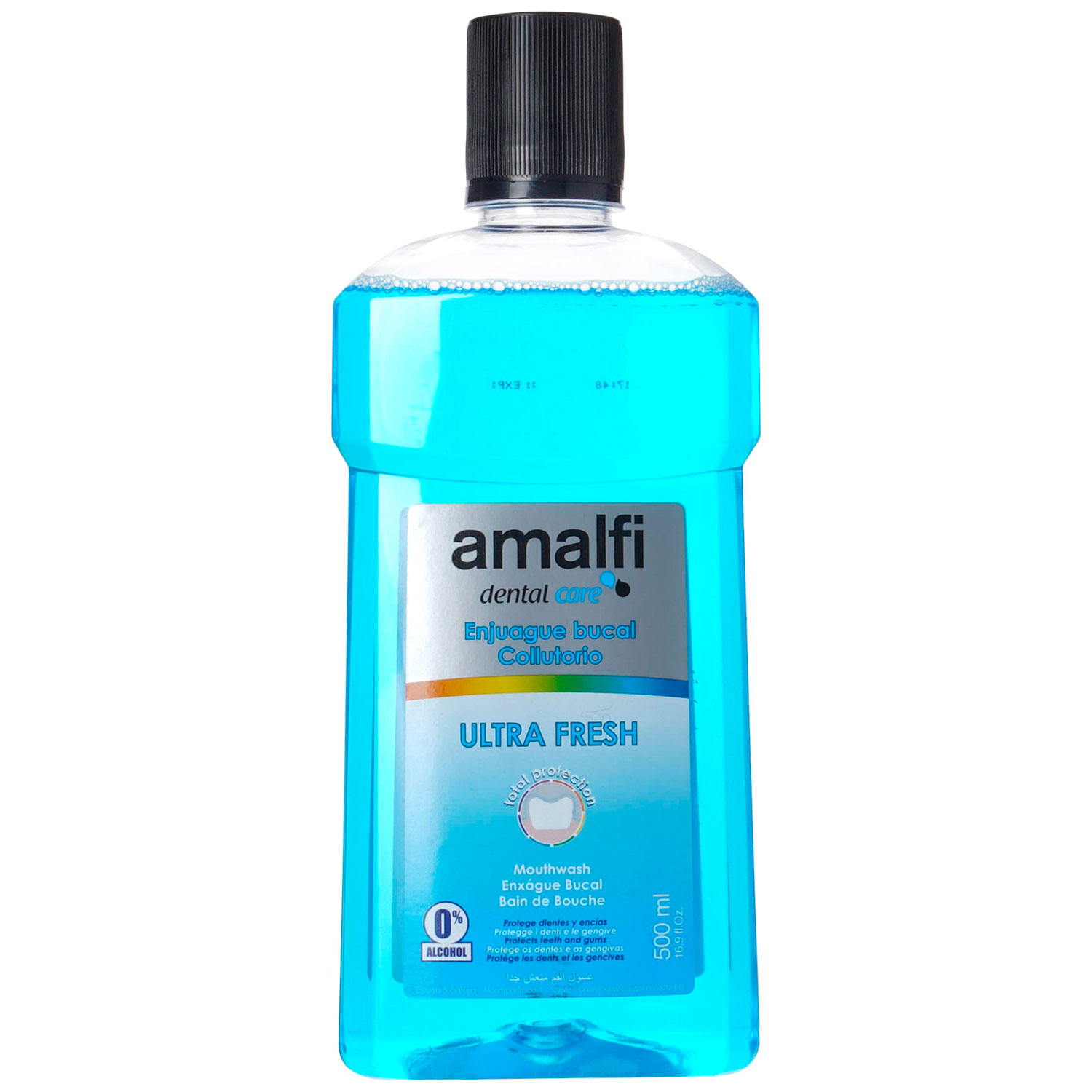 Mundspülung gegen Mundgeruch AMALFI Ultra Fresh alkoholfrei (500 ml)