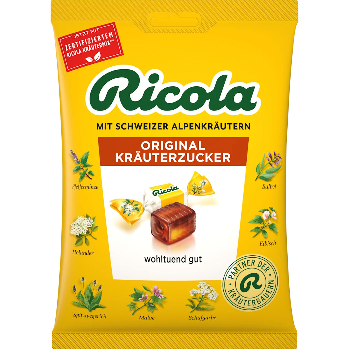 Ricola Kräuterbonbons Original Herb Tüte 75 gr.