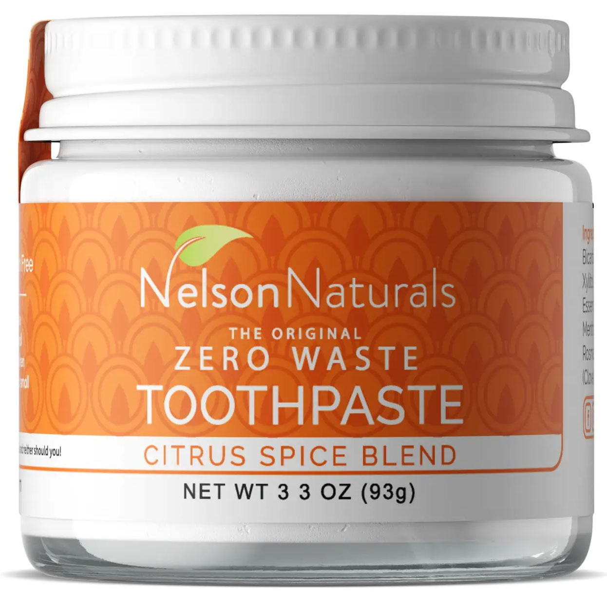 Xylitol Zahnpasta NELSONS Naturals Citrus Spice 93g