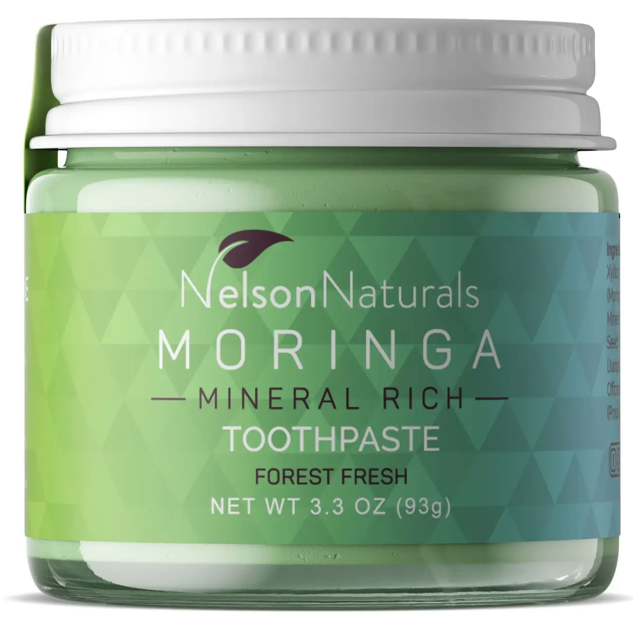 Xylitol Tandpasta NELSONS Naturals Moringa Mineral Rich - Forest Fresh (93g) - Nelson Naturals