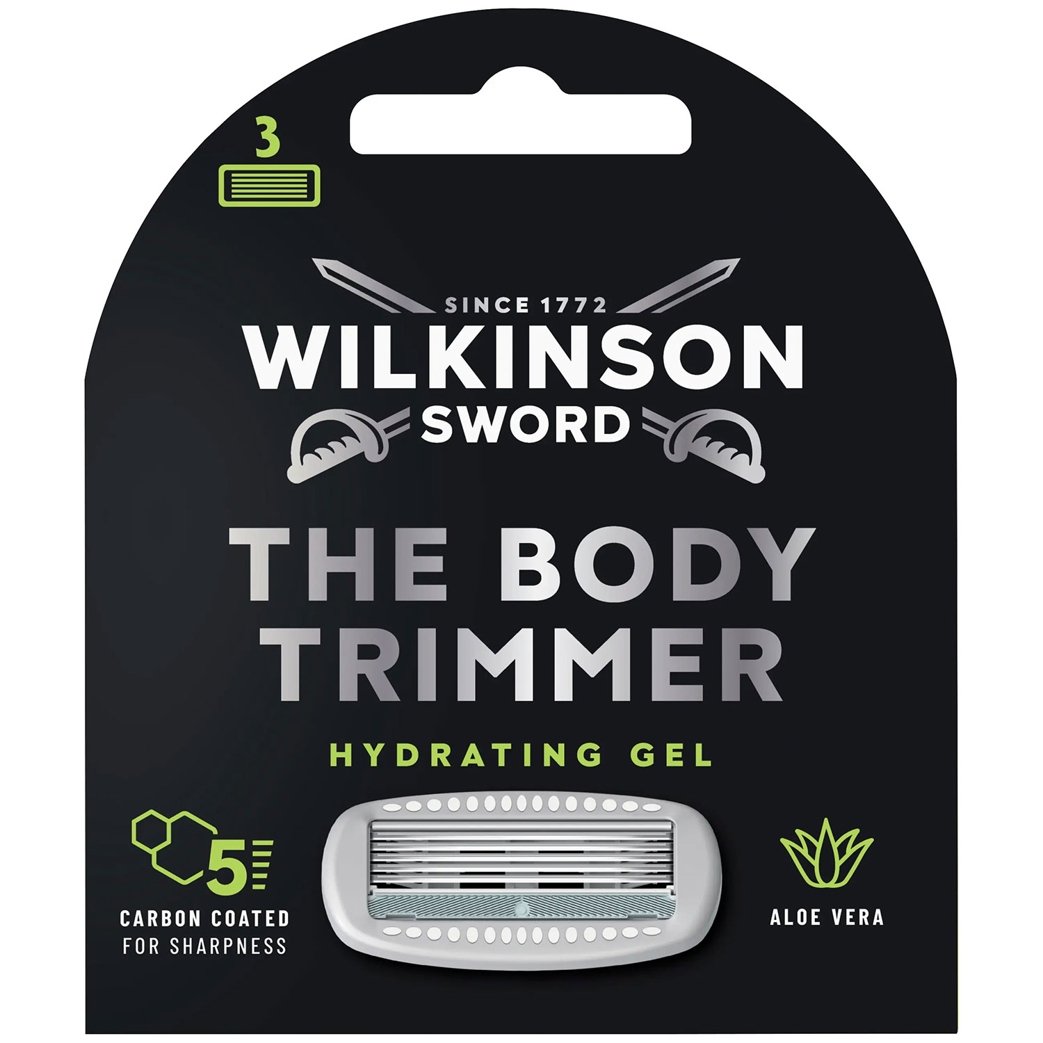 Wilkinson Sword Hydro Body Trimmer Rasierklingen (Hydrating Gel) 3 Stk.
