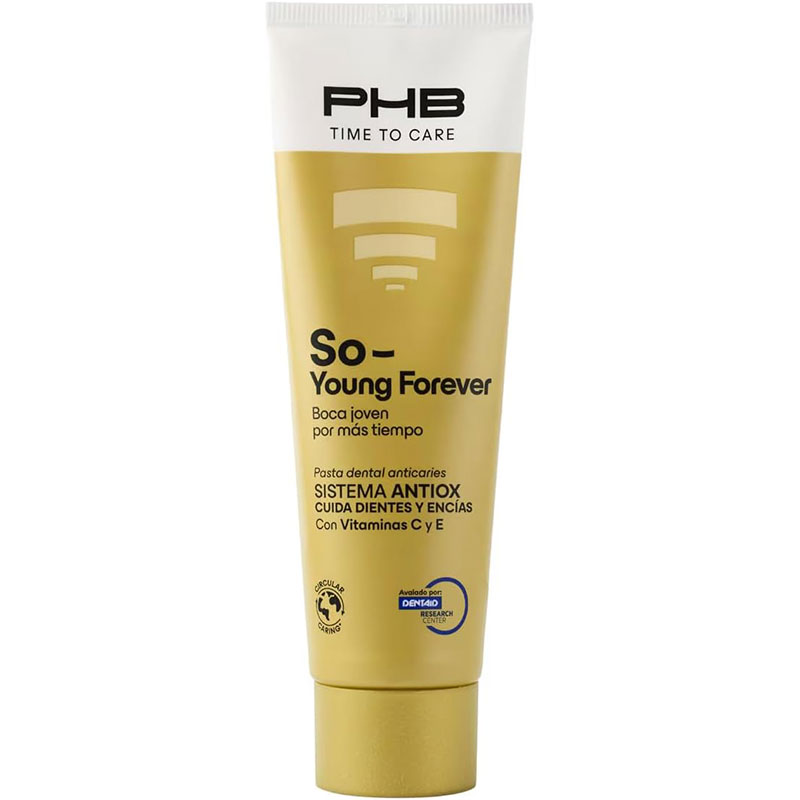 Tandpasta med Vitamin C & E og Antioxidant-effekt PHB Time To Care So-Young Forever 75 ml - PHB Tandpasta