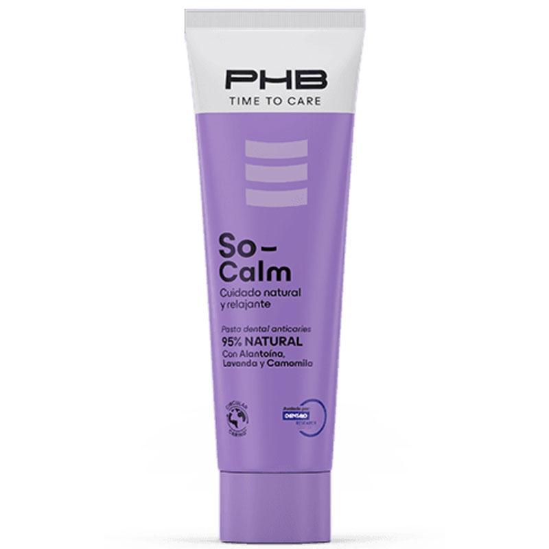 Beroligende Tandpasta til sensitivt tandkød PHB Time To Care So-Calm 75 ml - PHB Tandpasta