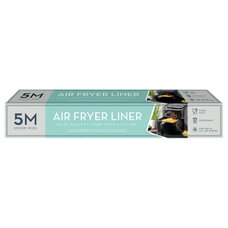 Air Fryer Papier auf Rolle 5 Meter – selbst zuschneiden und Reinigung sparen