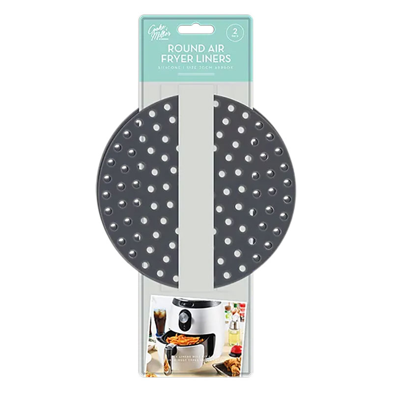 Air fryer Silikon liner Ø20 cm perforiert (2 Stk.)