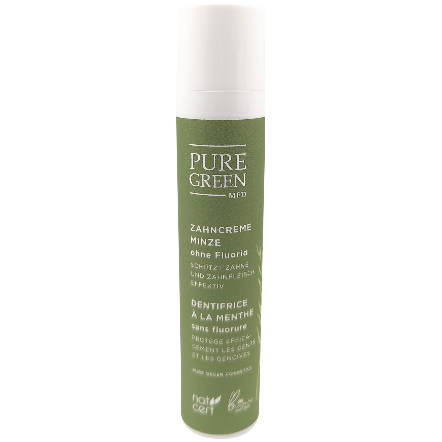 Reine Green Zahnpasta Mint ohne Fluorid