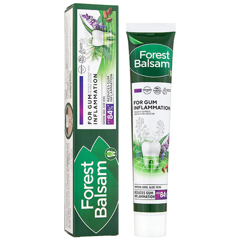 FOREST BALSAM Zahnpasta gegen Zahnfleischentzündung – Sanfte Pflege und effektive Linderung (75 ml.)